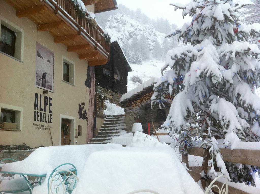 Alpe Rebelle Bed & Breakfast Bionaz Bagian luar foto